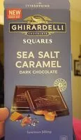 Mängden socker i Ghirardelli chocolate sea salt caramel