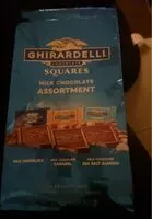 Mängden socker i Ghiradelli chocolate squares