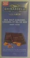 Mängden socker i Sea Salt Caramel Dark Chocolate Squares