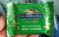 Mängden socker i Ghirardelli’s milk chocolate mint cookie