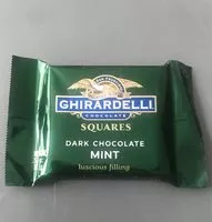 Mängden socker i Ghirardelli Chocolate Dark Chocolate Square With Mint