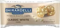 Mängden socker i Baking chips white chocolate