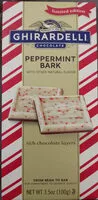 Mängden socker i Ghirardelli chocolate, peppermint bark