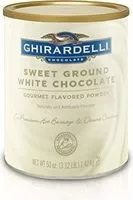 Mängden socker i Chocolate sweet ground white chocolate flavor beverage mix