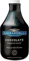 Mängden socker i Chocolate flavored sauce