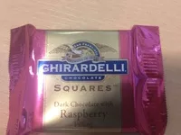 Mängden socker i Ghirardelli chocolate squares