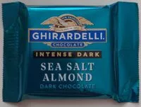 Mängden socker i Intense Dark Chocolate Sea Salt Soiree Squares Case Pack