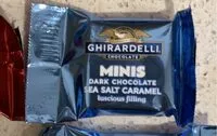 Mängden socker i Ghiradelli premium chicolate minis