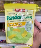 Mängden socker i pandan coconut milk pudding