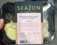 Mängden socker i Poulet, puree a l’huile de truffe