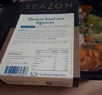 Mängden socker i Quinoa bowl seazon