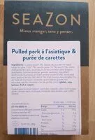 Mängden socker i Pulled pork à l'asiatique & purée de carotte