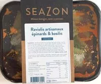 Mängden socker i Raviolis artisanaux épinards & basilic