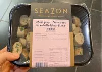 Mängden socker i Meal prep : saucisses de volaille bleu blanc coeur