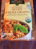 Mängden socker i Seven Whole Grains
