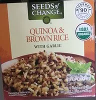 Mängden socker i Quinoa brown rice with garlic