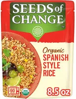 Mängden socker i Organic spanish style rice