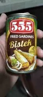 Mängden socker i Fried Sardines - Bistek