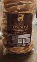 Mängden socker i Tostadas Guadalajara