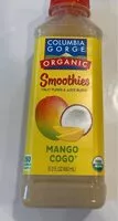 Mängden socker i Organic Fruit Smoothies, Mango Cogo