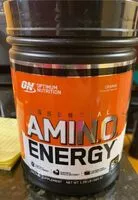 Mängden socker i Amino energy