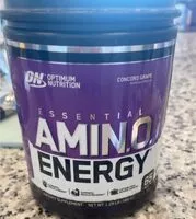 Mängden socker i Essential amino energy