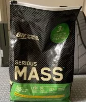 Mängden socker i Serious Mass Gainer