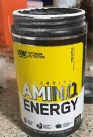 Mängden socker i Essential amino energy
