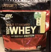 Mängden socker i Gold standard whey protein