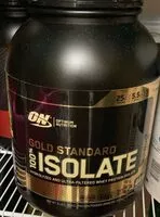 Mängden socker i Gold standard whey isolate