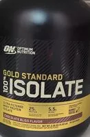 Mängden socker i Gold Standard 100% Isolate Whey