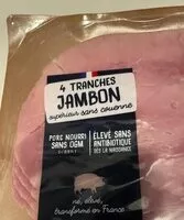 Mängden socker i Jambon supérieur sans couenne