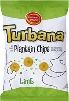 Mängden socker i Plantain lime chips