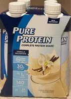 Mängden socker i Pure Protein Complete Protein Shake Vanilla Milkshake