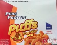 Mängden socker i scorchin hot puffs