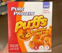 Mängden socker i Pure Protein Puffs