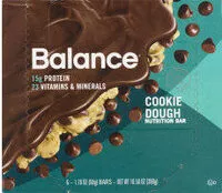 Mängden socker i Cookie Dough Nutrition Bar