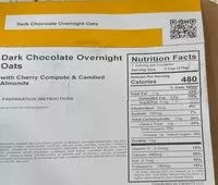 Mängden socker i Dark chocolate Overnight Oats