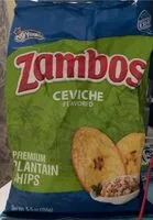 Mängden socker i Zambos ceviche plantain chips