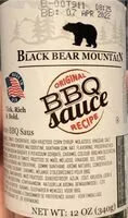 Mängden socker i Black Bear Mountain BBQ sauce