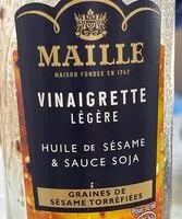 Mängden socker i Vinaigrette légère huile de sésame & soja