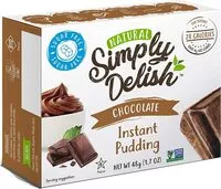 Mängden socker i Natural instant chocolate pudding sugar free