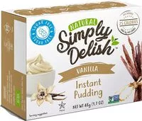 Mängden socker i Natural instant vanilla pudding sugar free