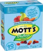 Mängden socker i Medley assorted fruit flavored snacks