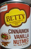 Mängden socker i Betty Condensed Milk - Cinnamon, Vanilla, Nutmeg