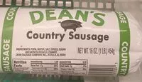 Mängden socker i Sausage
