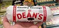Mängden socker i Deans hot country sausage