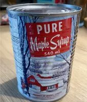 Mängden socker i Sirop d’erable