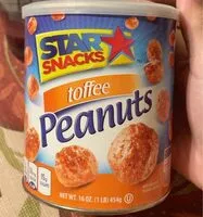 Mängden socker i Toffee Peanuts