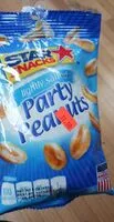 Mängden socker i Snacks lightly salted party peanuts